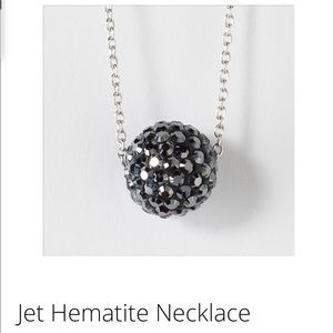 Jet Hematite Necklace